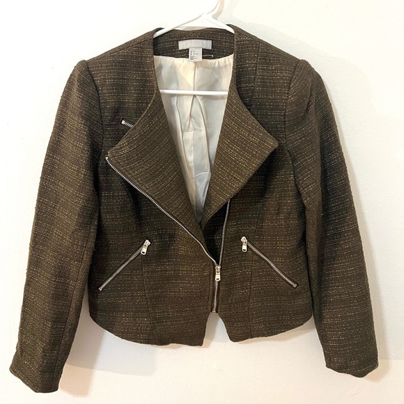 🩷✨GORGEOUS OLIVE GREEN WORK JACKET/BLAZER✨🩷‎ - Picture 1 of 9